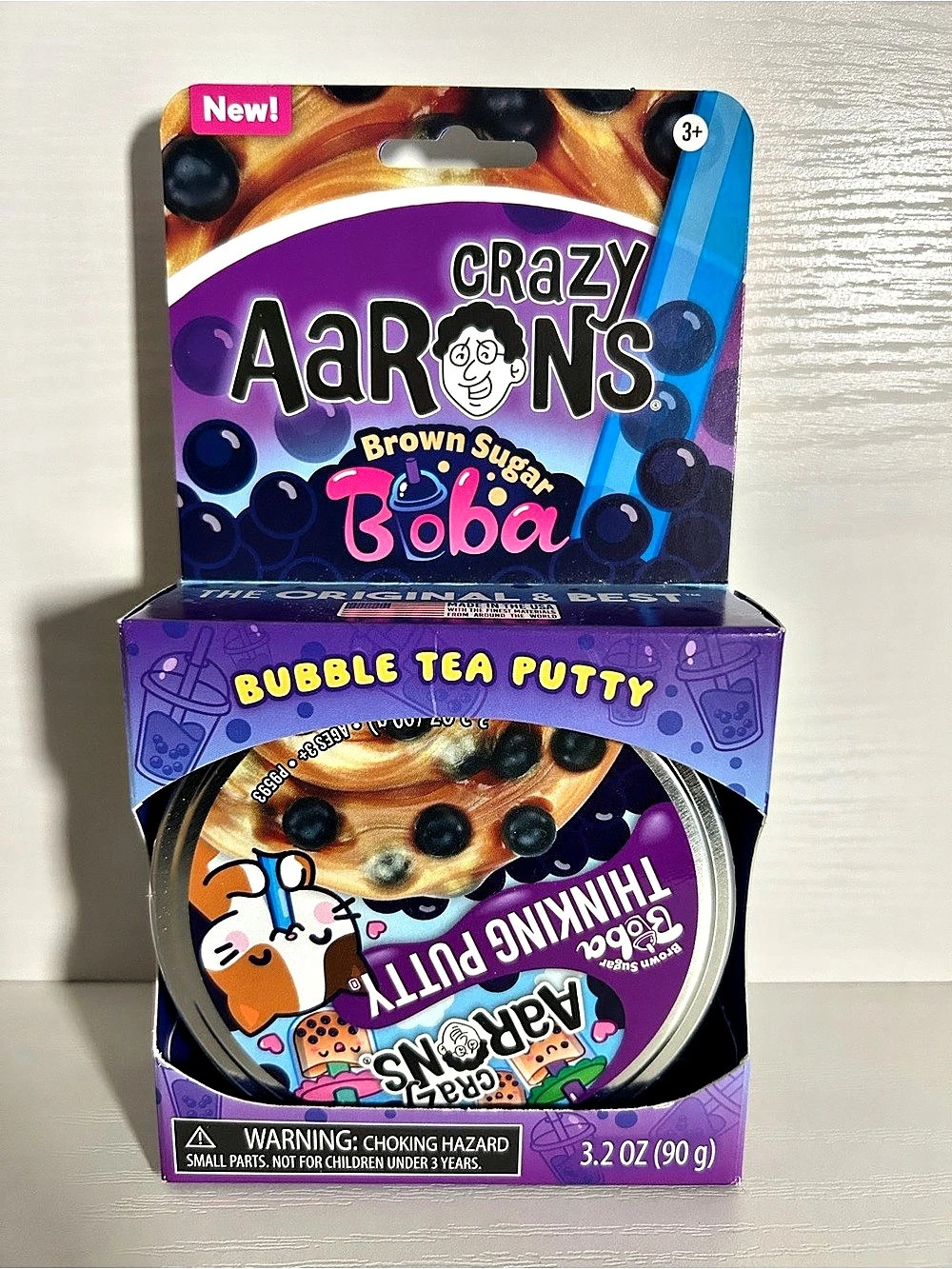 Crazy Aaron's Brown Sugar Boba Thinking Putty